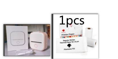 Portable Mini Thermal Label Printer Home Photo Printer Student Wrong Question Printer Bluetooth-compatible Mini Label Printer Price Tag - The Nex Store