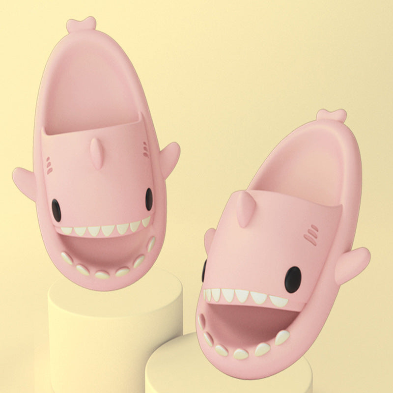 Adults Slippers Indoor Outdoor Funny Shark Cartoon
