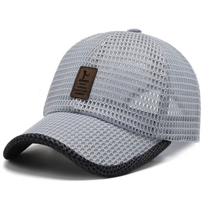 Big Eaves Summer Men's Outdoor Sunshade Sports Quick-drying Breathable Baseball Cap - The Nex Store