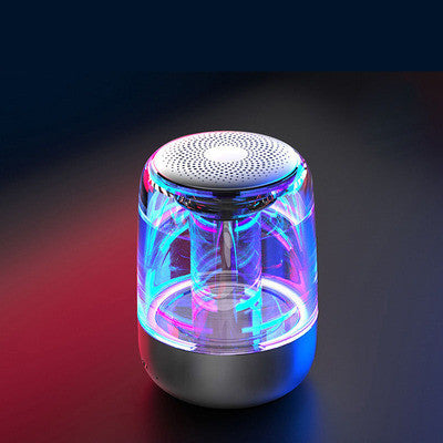 Portable Speakers Bluetooth Column Wireless Bluetooth Speaker Powerful Bass Radio with Variable Color LED Light - The Nex Store