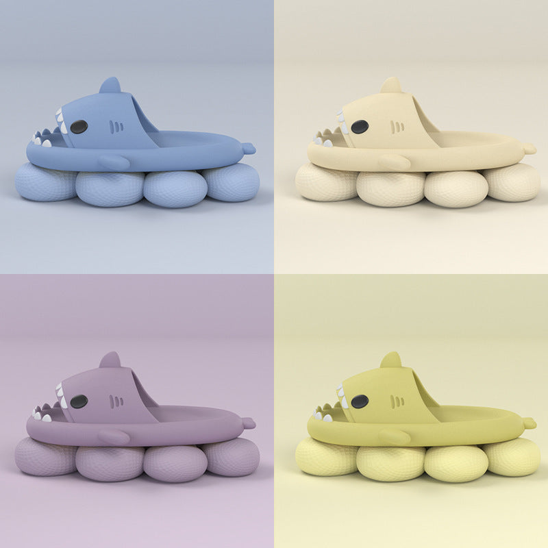 Adults Slippers Indoor Outdoor Funny Shark Cartoon