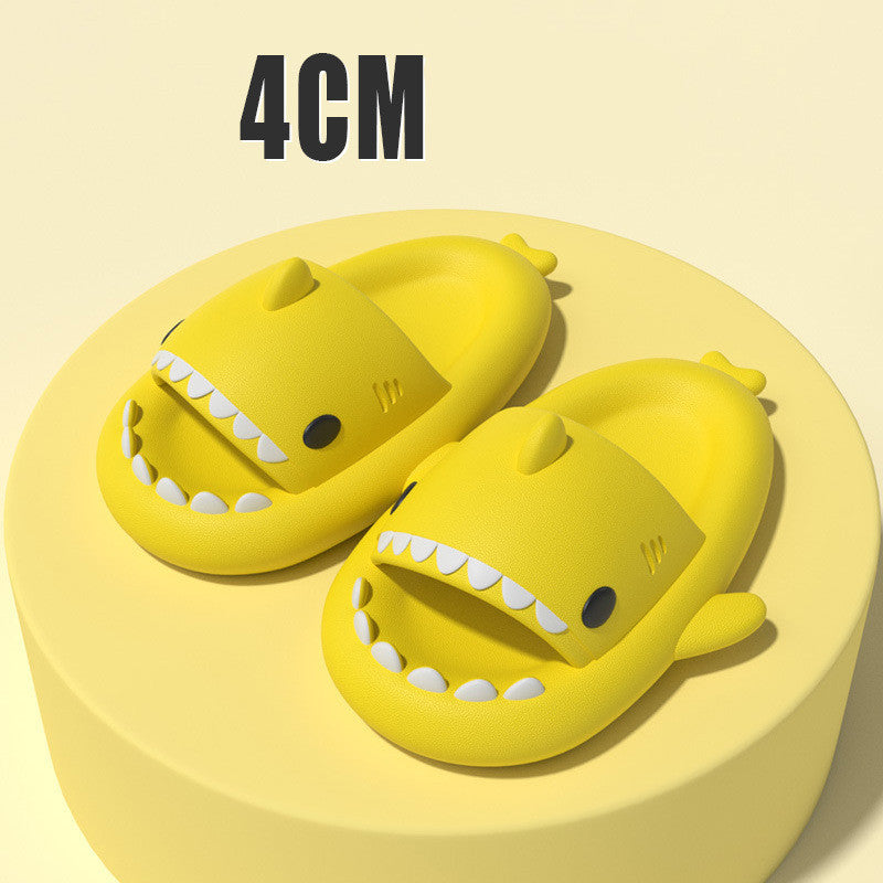 Adults Slippers Indoor Outdoor Funny Shark Cartoon