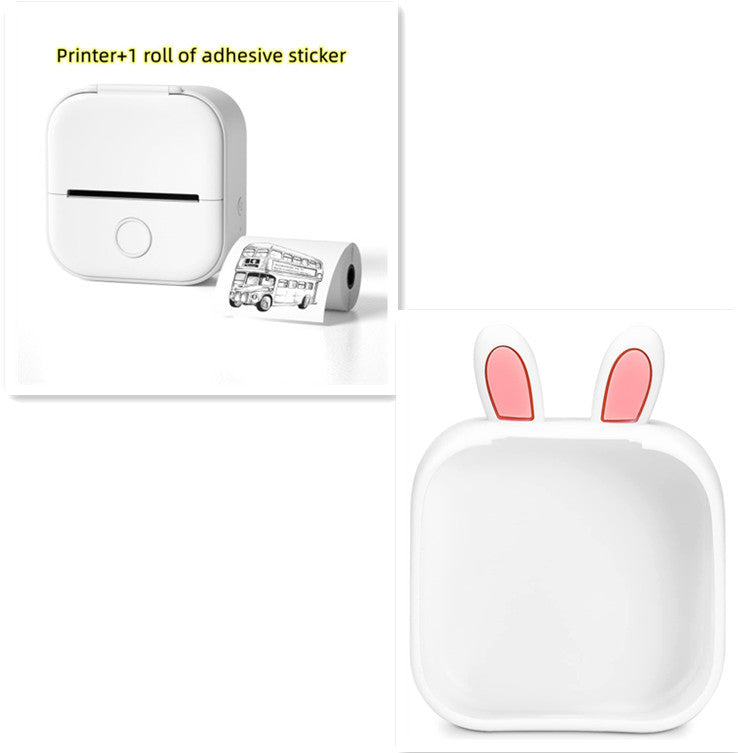Portable Mini Thermal Label Printer Home Photo Printer Student Wrong Question Printer Bluetooth-compatible Mini Label Printer Price Tag - The Nex Store