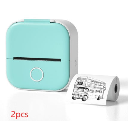 Portable Mini Thermal Label Printer Home Photo Printer Student Wrong Question Printer Bluetooth-compatible Mini Label Printer Price Tag - The Nex Store