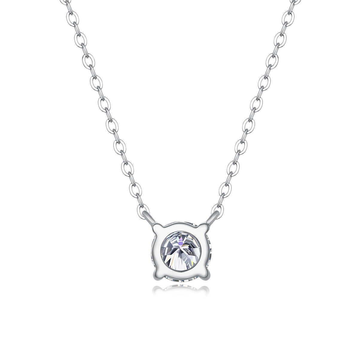 My Heart Will Last Forever - Affordable Diamond Jewelry Necklace Pendant Set With 1-carat And 2-carat Moissan Diamonds, S925 Sterling Silver And Platinum Plating. Fashionable And Trendy Jewelry - The Nex Store