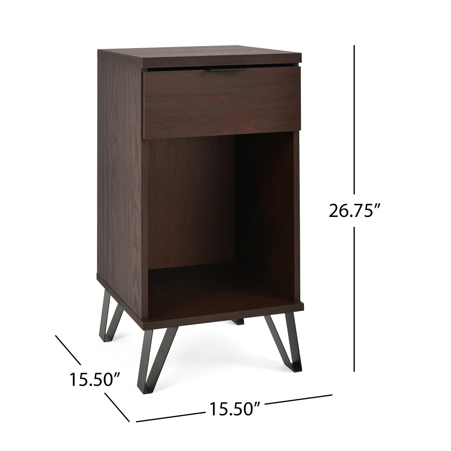 1 DRAWER TALL END TABLE - The Nex Store