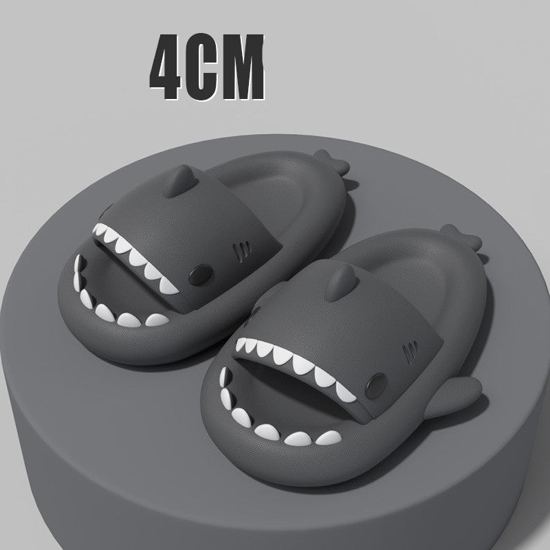 Adults Slippers Indoor Outdoor Funny Shark Cartoon