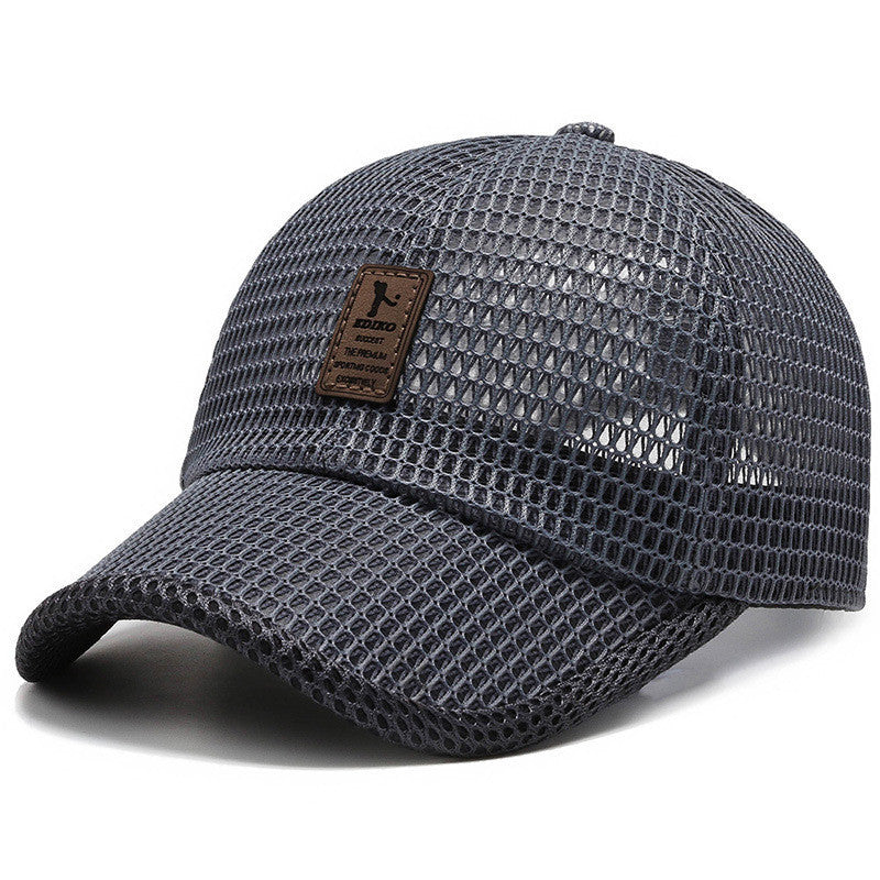 Big Eaves Summer Men's Outdoor Sunshade Sports Quick-drying Breathable Baseball Cap - The Nex Store