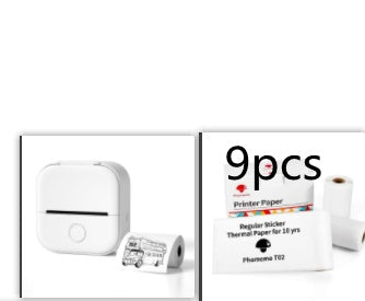 Portable Mini Thermal Label Printer Home Photo Printer Student Wrong Question Printer Bluetooth-compatible Mini Label Printer Price Tag - The Nex Store