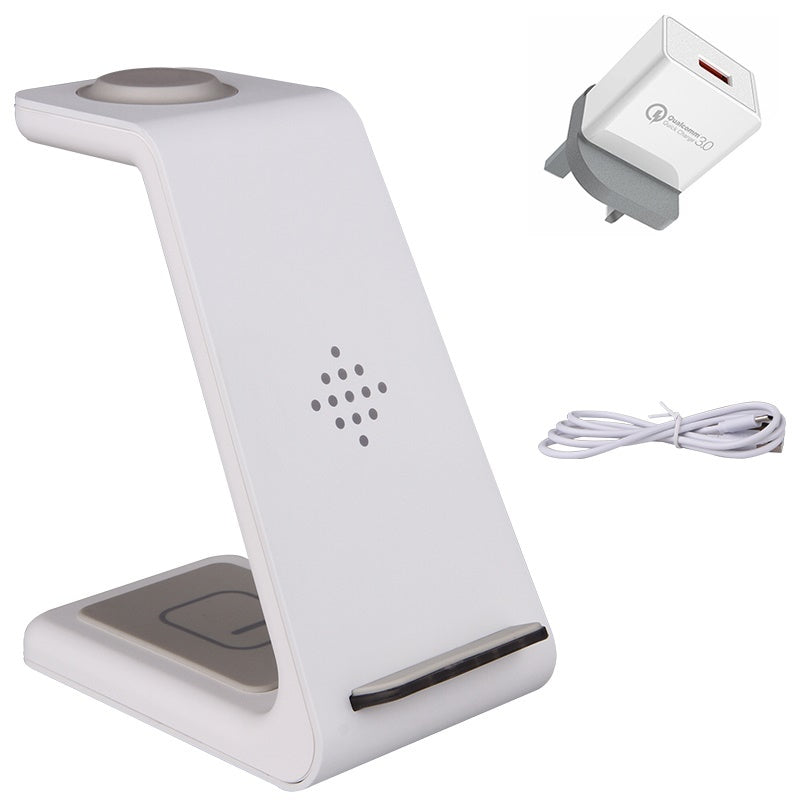 3 In 1 Fast Charging Station Wireless Charger Stand Wireless Quick Charge Dock For Phone Holder - The Nex Store