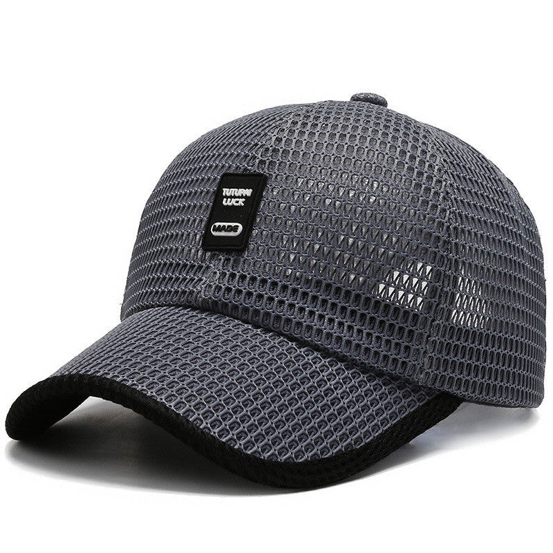 Big Eaves Summer Men's Outdoor Sunshade Sports Quick-drying Breathable Baseball Cap - The Nex Store