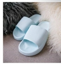 Soft Home Couple Slippers Cozy Indoor Warm Anti-Skid Lightweight Shoes - The Nex Store