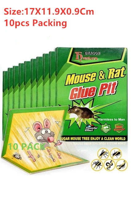 3-15pcs Mouse Board Sticky Mice Glue Trap High Effective Rodent Rat Bugs Catcher Pest Control Reject Non-toxic Eco-Friendly - The Nex Store