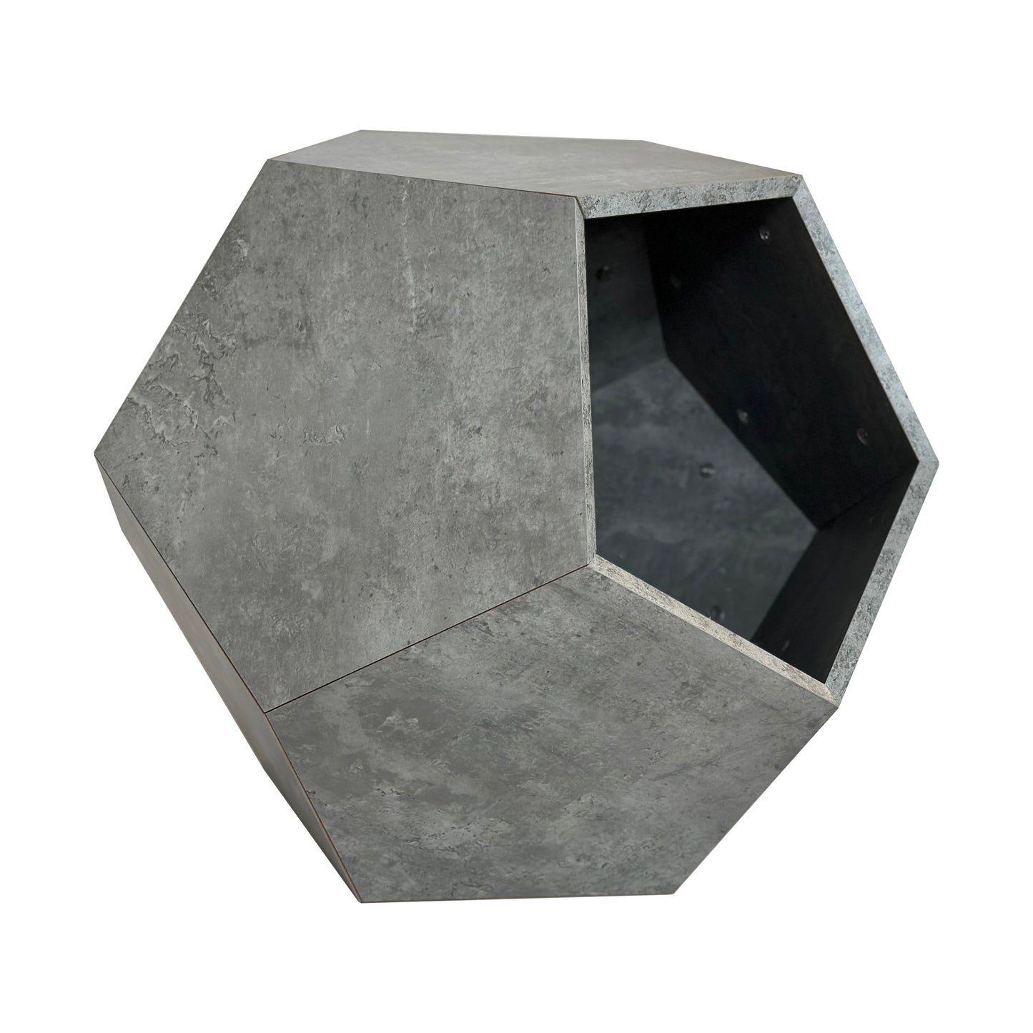 25.98"Modern Pet Furniture Cat Litter Side Table, Sofa Side Table, Planter MDF Multifunctional Furniture, Cement Gray - The Nex Store