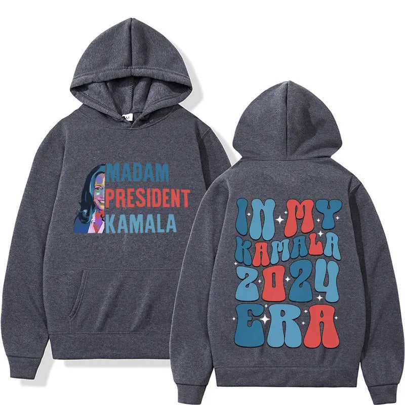 Madam President Kamala Harris Era Hoodie Men Hoodies - The Nex Store