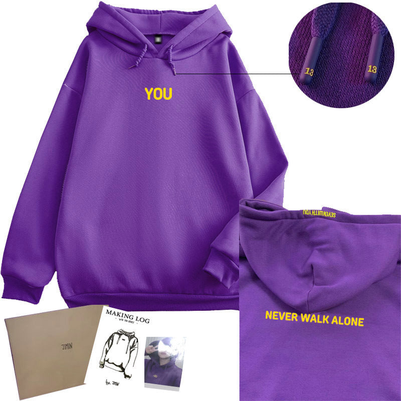 New Jimin hoodie designed by Park Ji Min featuring Jin Shuozhen Jin Nanjun Same style pullover hoodie - The Nex Store
