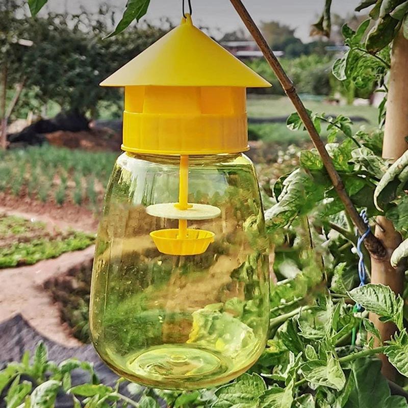 Fruit Fly Trap Killer Plastic Drosophila Trap Anti Fly Fruit Fly Killer Catcher Orchard Insect Trap Pest Control Products Drop - The Nex Store