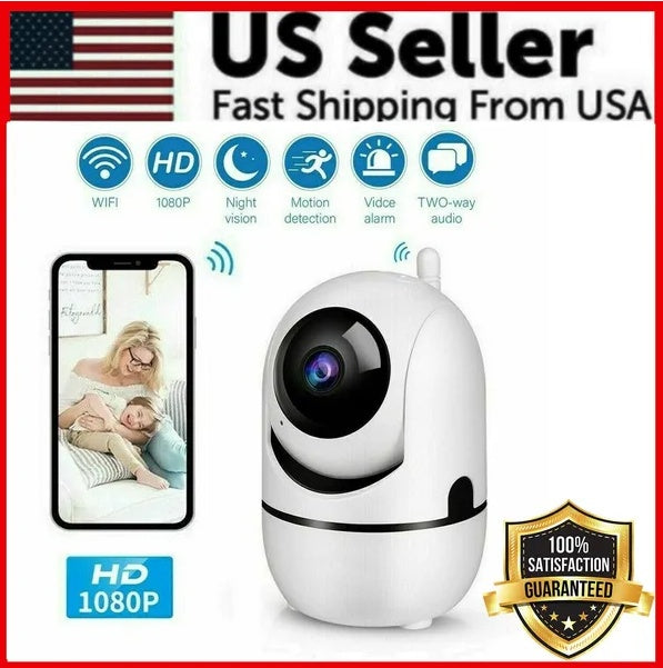 1080P WiFi Wireless Indoor Home Security Camera Night Vision Baby Pet Monitor - The Nex Store