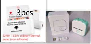 Portable Mini Thermal Label Printer Home Photo Printer Student Wrong Question Printer Bluetooth-compatible Mini Label Printer Price Tag - The Nex Store