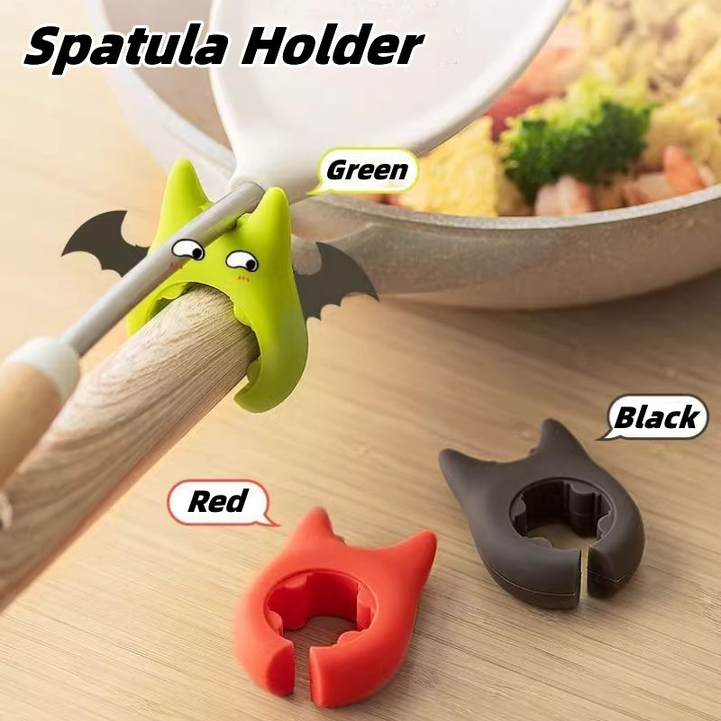Multifunctional Spatula Holder Silicone Anti-overflow Spoon Holder Cooking Pot Anti-scalding Clip Kitchen Gadgets - The Nex Store