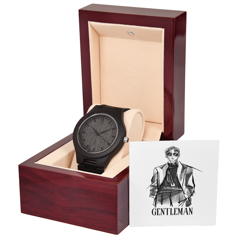 Unique Wooden Watch with a custom case / Movement: Japanese Quartz - The Nex Store