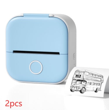 Portable Mini Thermal Label Printer Home Photo Printer Student Wrong Question Printer Bluetooth-compatible Mini Label Printer Price Tag - The Nex Store