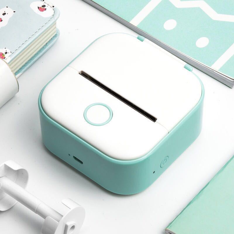 Portable Mini Thermal Label Printer Home Photo Printer Student Wrong Question Printer Bluetooth-compatible Mini Label Printer Price Tag - The Nex Store