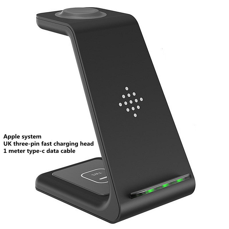 3 In 1 Fast Charging Station Wireless Charger Stand Wireless Quick Charge Dock For Phone Holder - The Nex Store