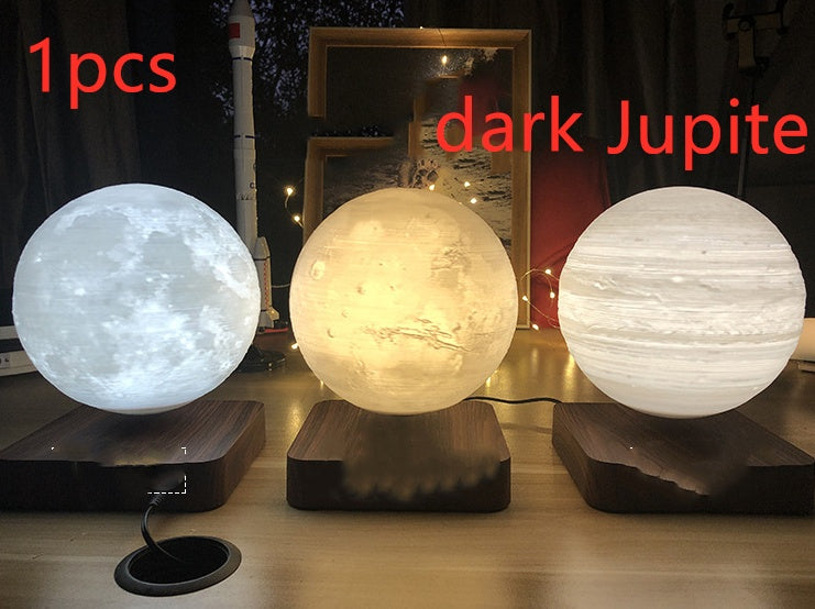 Magnetic Levitation Table Lamp Moon Light Printing Planet Night Light