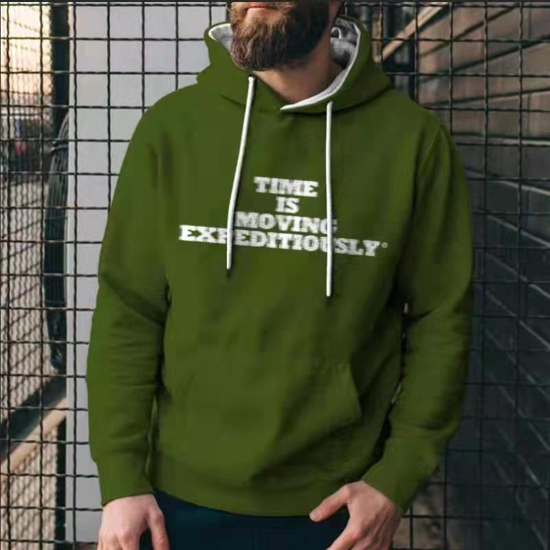 Fashion Solid Color Men's Casual Hoodies Sweatshirts - The Nex Store