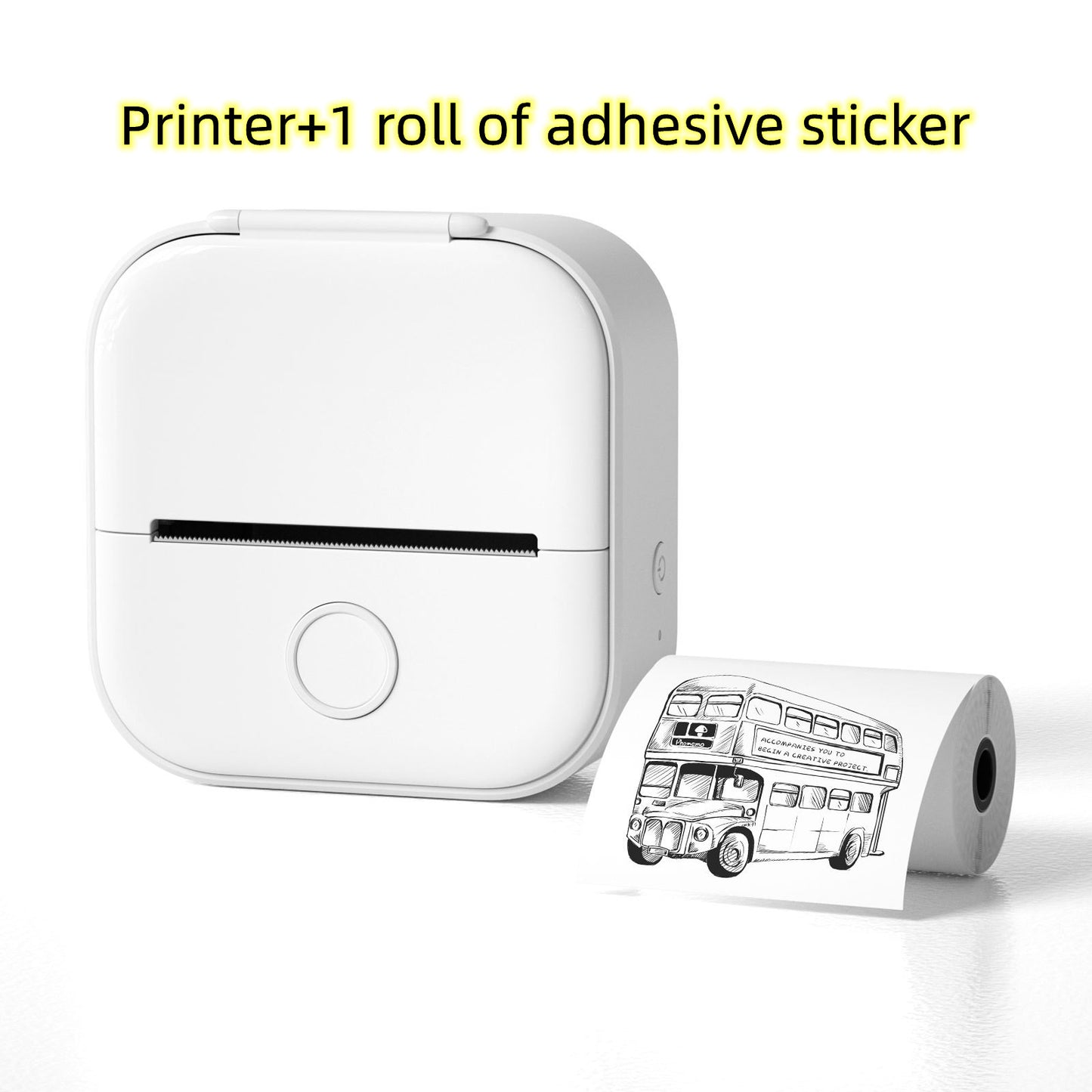 Portable Mini Thermal Label Printer Home Photo Printer Student Wrong Question Printer Bluetooth-compatible Mini Label Printer Price Tag - The Nex Store