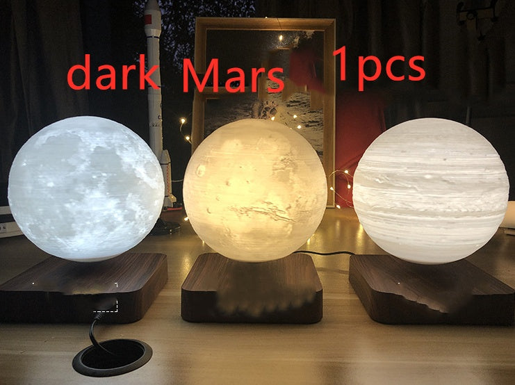 Magnetic Levitation Table Lamp Moon Light Printing Planet Night Light