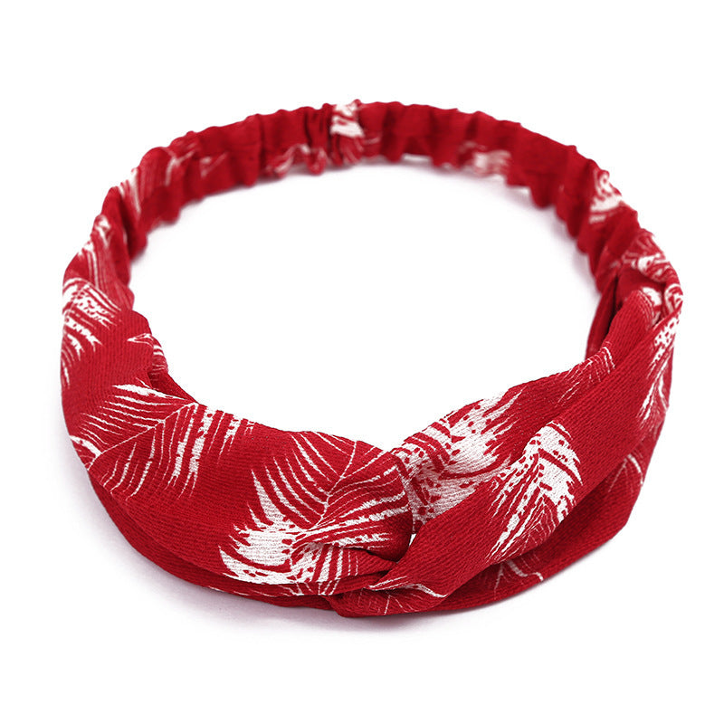 Women's Retro Style Printed Headband - The Nex Store