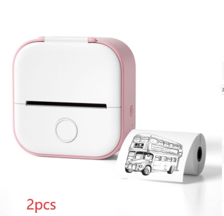 Portable Mini Thermal Label Printer Home Photo Printer Student Wrong Question Printer Bluetooth-compatible Mini Label Printer Price Tag - The Nex Store