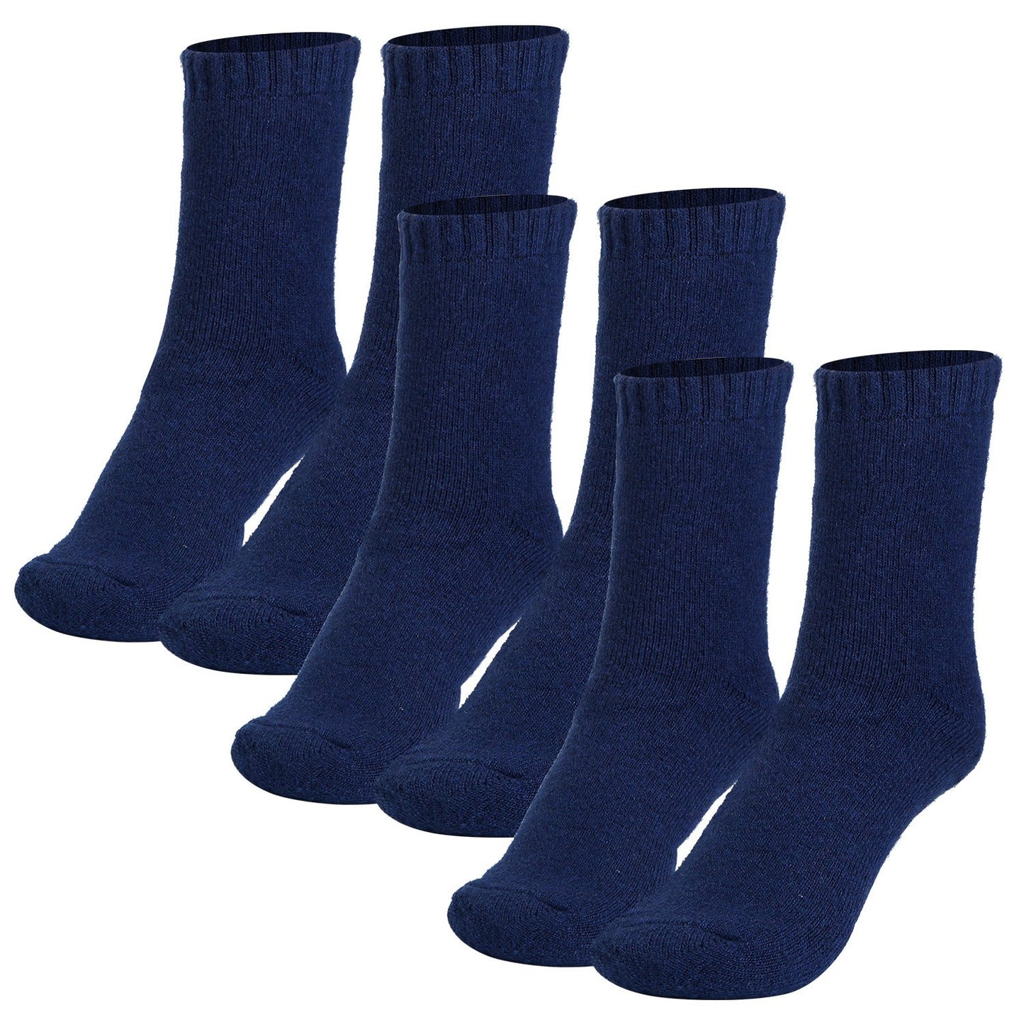 3 Color Options -- 3 Pairs Men Warm Wool Socks Soft Cozy Winter Thermal Socks For Men Thick Heat-Trapping Moisture Wicking Socks Indoor Outdoor - The Nex Store