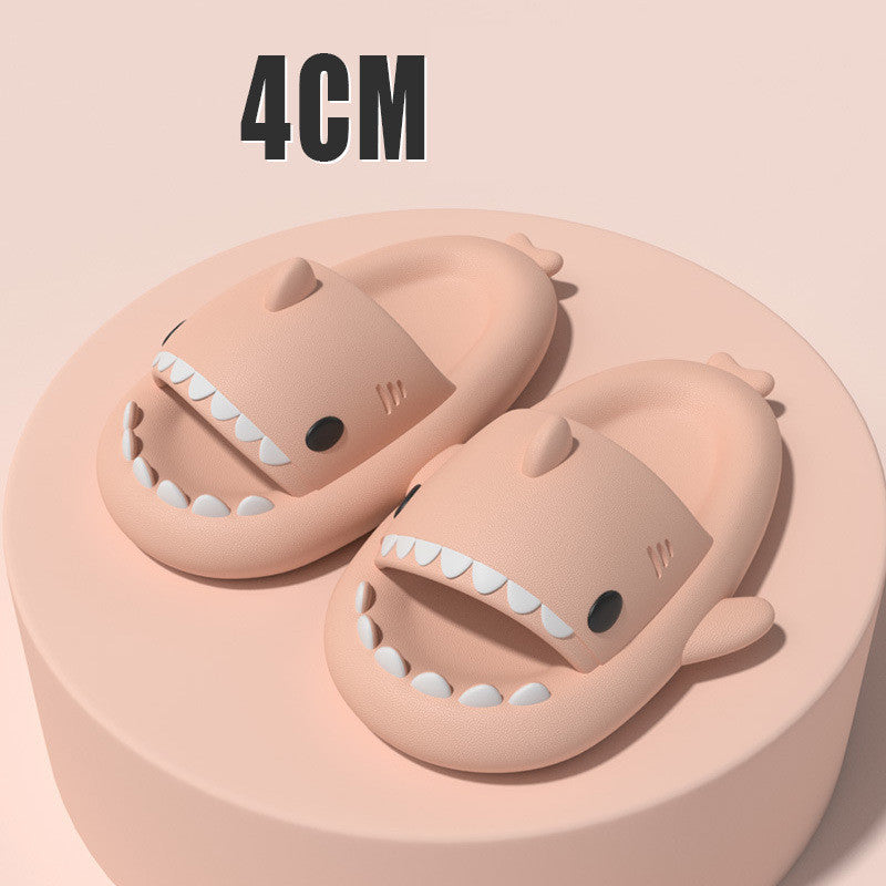 Adults Slippers Indoor Outdoor Funny Shark Cartoon