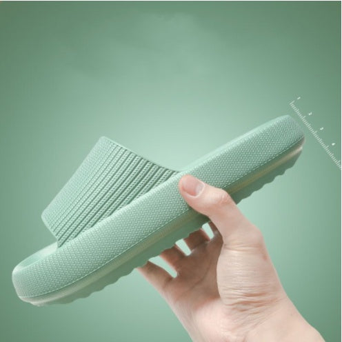 Soft Home Couple Slippers Cozy Indoor Warm Anti-Skid Lightweight Shoes - The Nex Store