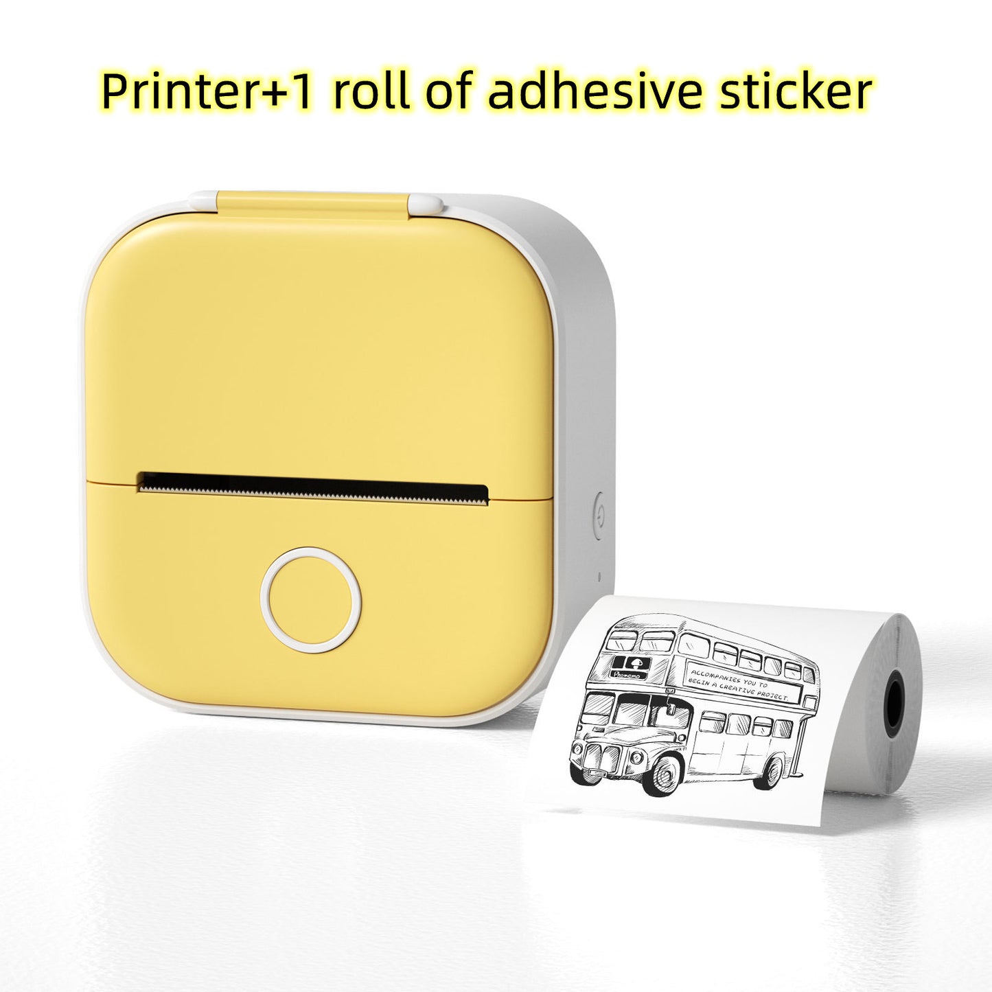 Portable Mini Thermal Label Printer Home Photo Printer Student Wrong Question Printer Bluetooth-compatible Mini Label Printer Price Tag - The Nex Store