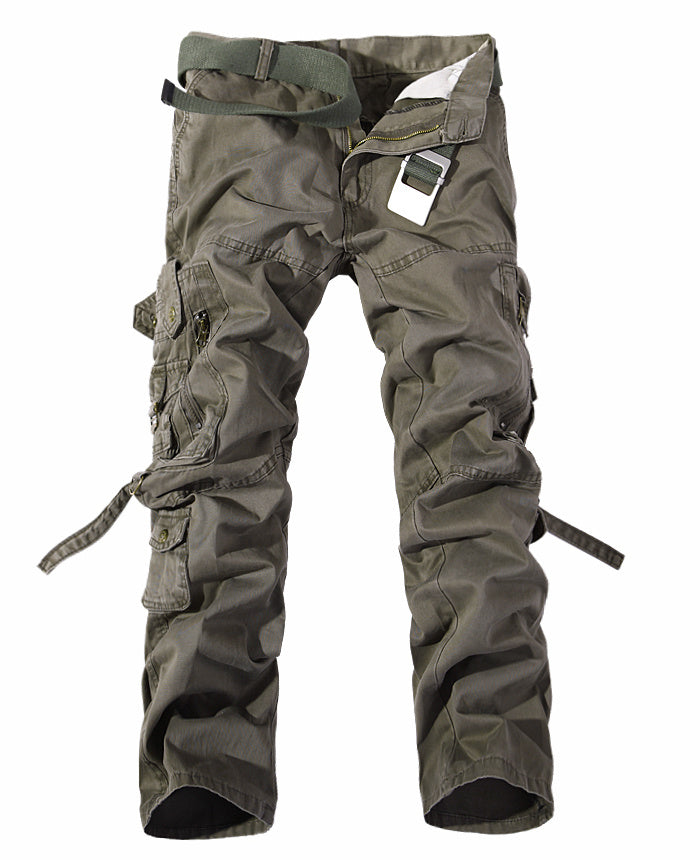 Men's Multi-pocket Cargo Pants Washed Hot Sale Cargo Pants - The Nex Store