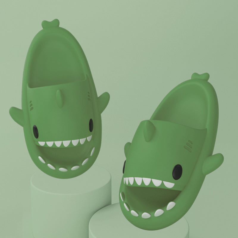 Adults Slippers Indoor Outdoor Funny Shark Cartoon