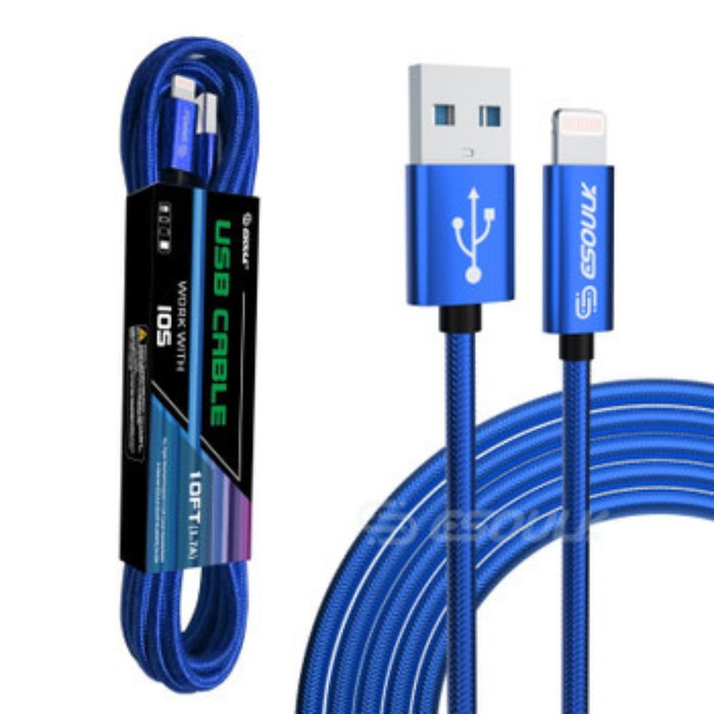 10FT USB Cable For IPhone XS/XR/XS MAX 1.7A - The Nex Store