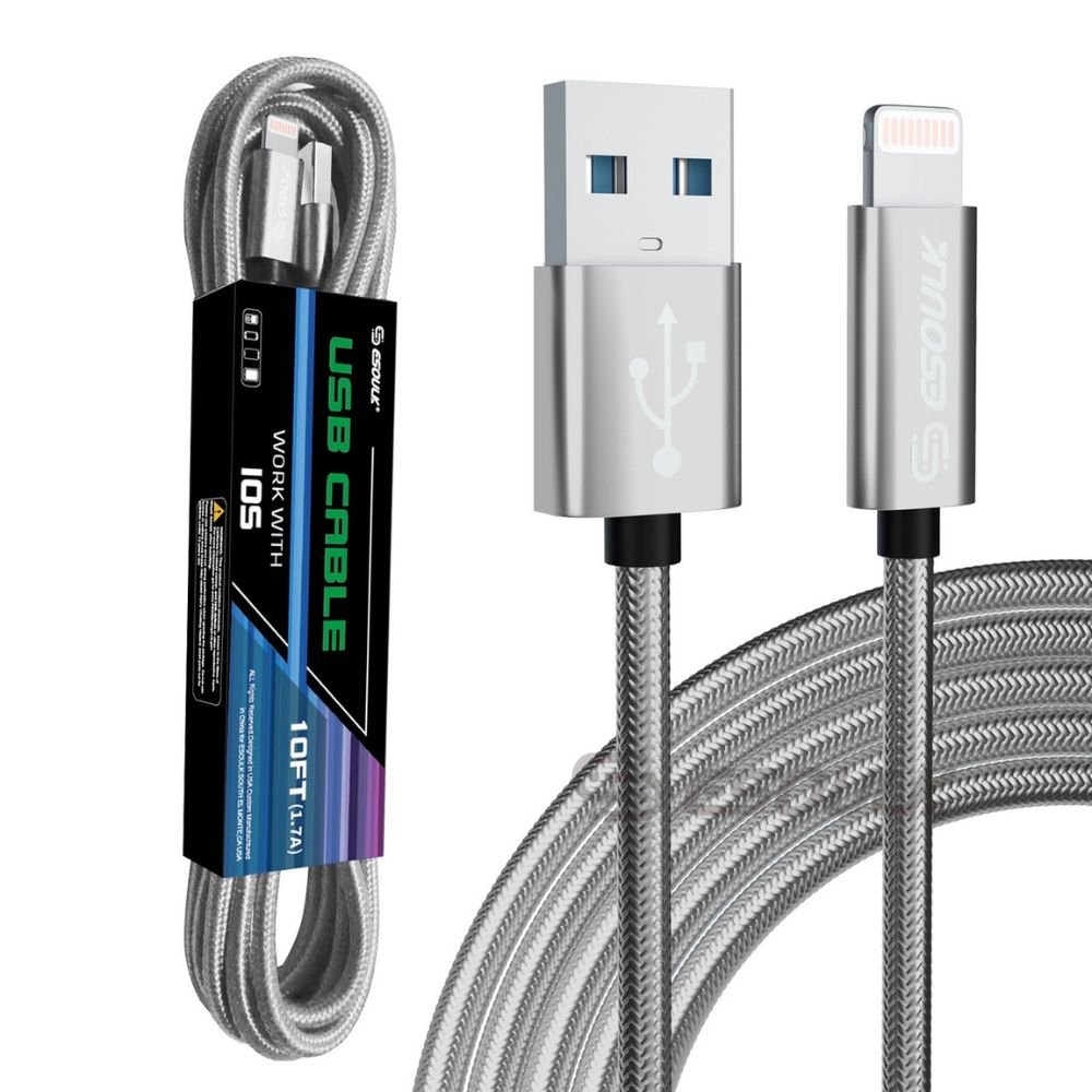 10FT USB Cable For IPhone XS/XR/XS MAX 1.7A - The Nex Store
