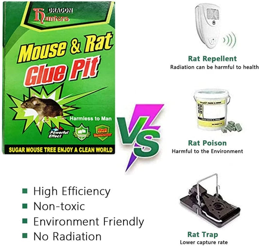 3-15pcs Mouse Board Sticky Mice Glue Trap High Effective Rodent Rat Bugs Catcher Pest Control Reject Non-toxic Eco-Friendly - The Nex Store