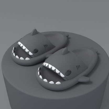 Adults Slippers Indoor Outdoor Funny Shark Cartoon