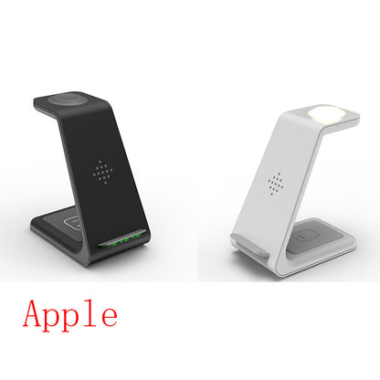 3 In 1 Fast Charging Station Wireless Charger Stand Wireless Quick Charge Dock For Phone Holder - The Nex Store