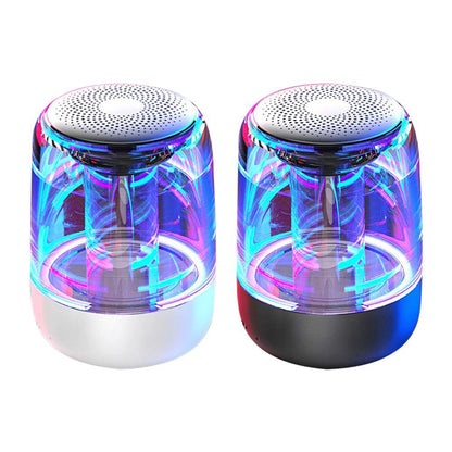 Portable Speakers Bluetooth Column Wireless Bluetooth Speaker Powerful Bass Radio with Variable Color LED Light - The Nex Store