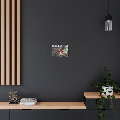 Attack on Titan Canvas Art, Anime Wall Decor, Fan Gift, Bedroom Art, Anime Home Decor, Unique Artwork - The Nex Store