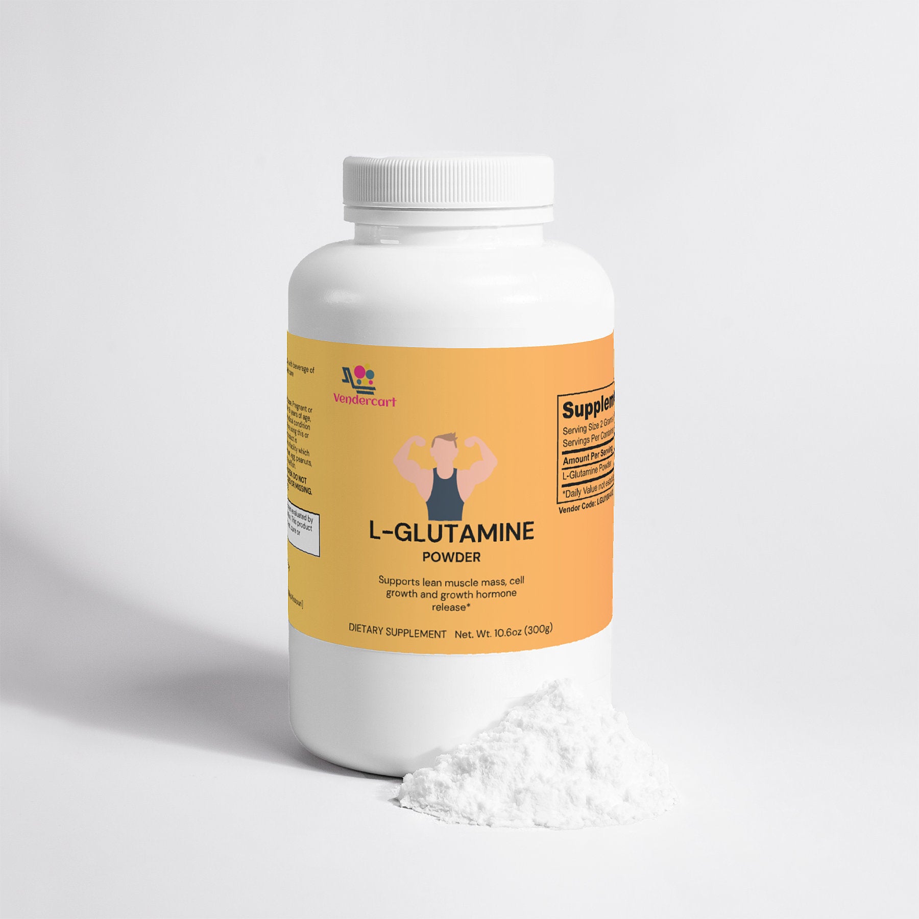 Pure L Glutamine Powder Muscle Recovery Gut Health Support - The Nex Store