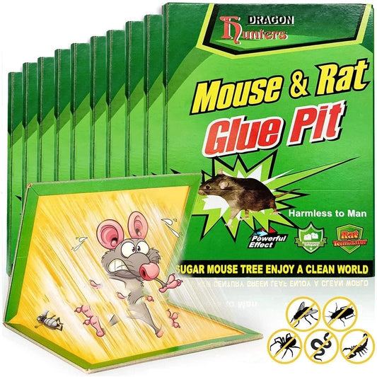 3-15pcs Mouse Board Sticky Mice Glue Trap High Effective Rodent Rat Bugs Catcher Pest Control Reject Non-toxic Eco-Friendly - The Nex Store