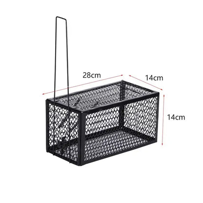 Self-locking Trap Catcher Mouse Rat Bait Mice Live Box Mice Trap Cage Household Mouse Catcher  Animal Control Hamster Iron Cage - The Nex Store